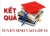 Kết quả thi tuyển sinh lớp 10 năm học 2025-2026